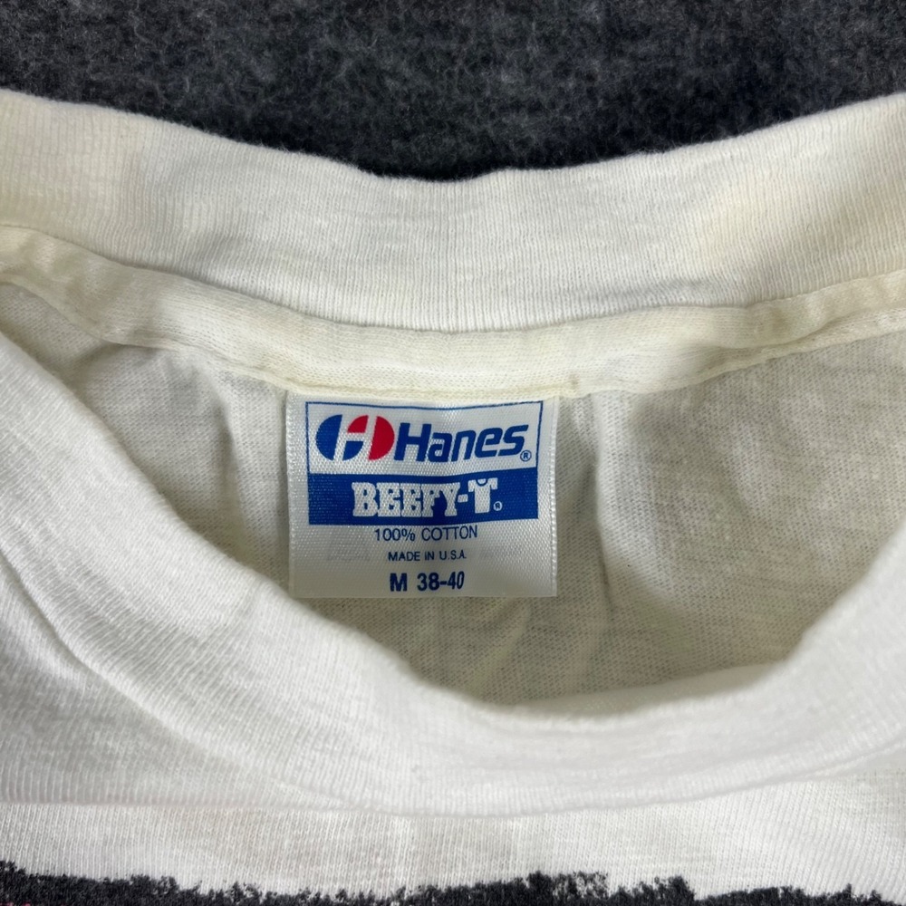 Vintage 1989 Hanes Beefy-T Los Angeles Pop Art Souvenir Shirt Medium Made in USA - Picture 2 of 8